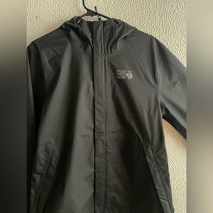 Mens Mountain Hardware Granite Glade Rain Jacket - Black - Medium